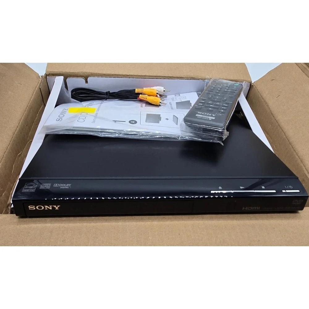 Sony DVP-SR510H DVD Player 1080p Upscaling HDMI‎ Compact Multi-Format Black